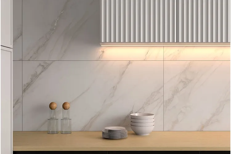 RIVIERA WHITE SATIN RECT 59.8х119.8 (плитка для підлоги і стін) зображення 2