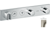 Термостат для 2-х споживачів Axor Select, прихованого монтажу, Stainless Steel Optic 18355800 image 1