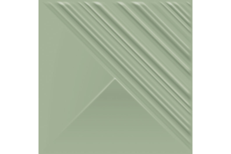 FEELINGS GREEN SCIANA STRUKTURA POLYSK 19.8х19.8 (плитка настінна) image 1