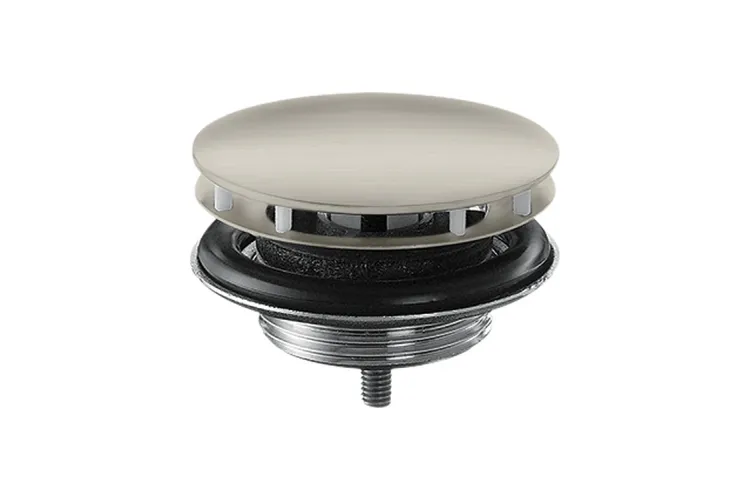 Донний клапан з фіксованою кришкою Axor для умивальників, Stainless Steel Optic 51301800 image 1