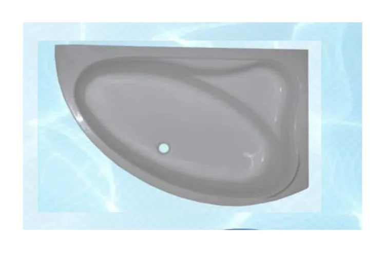 Ванна акрилова Azur 170x110 P з ногами + обудова зображення 2