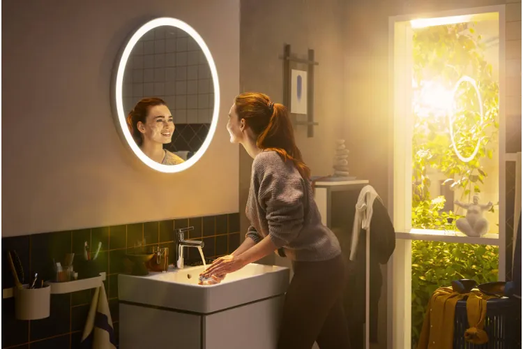 Змішувач Zesis S 100 CoolStart для умивальника з д/к push-open, Chrome (74724000) image 2