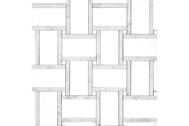 G134 ESSENTIAL BRAID THASSOS 30,8x30,8 (мозаїка) зображення 1