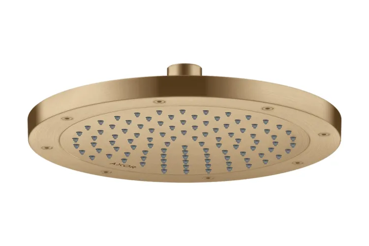Верхній душ Axor 245 1jet EcoSmart, Brushed Brass (35381950) зображення 1
