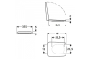 Сидіння для унітазу SELNOVA SQUARE дюропластове повільнопадаюче (500.336.01.1) зображення 2