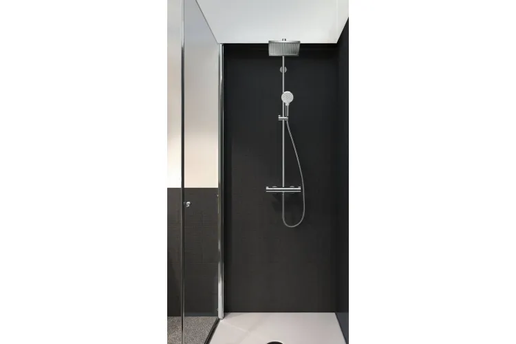 Душова система Crometta E Showerpipe EcoSmart 240 1jet з термостатом: 9 л/хв (27281000) image 2