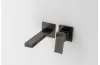 SQUARE, Зовнішня частина змішувача прихованого монтажу для умивальника, brushed titanium (100318264) зображення 2