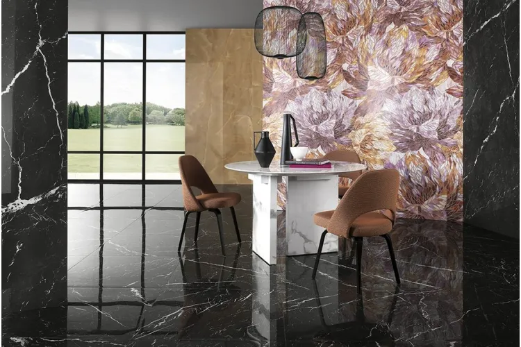 ROMA GOLD NERO ELEGANTE BRILLANTE RT 120х278 (плитка для підлоги і стін)  fPZQ зображення 2