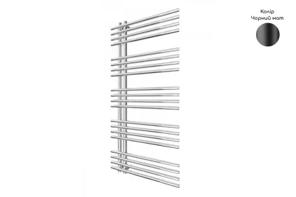 Рушникосушка INOX Преміум Марсель 1090х530/50 чорний мат