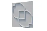 Гіпсова стінова панель 50х50 см CLASSIC 02
