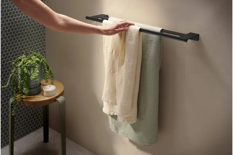 AddStoris S Рушникотримач подвійний 66.1x13.2 см, Matt Black (41763670) image 2