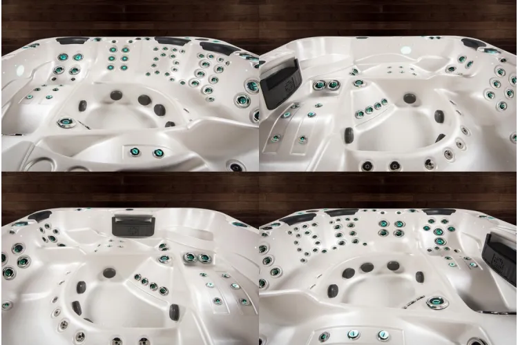 Спа-басейн SPECTRUM-2 Gipsum/Chocolate Spa Net 230х230x92 h (сходи,кришка,підіймач) image 4