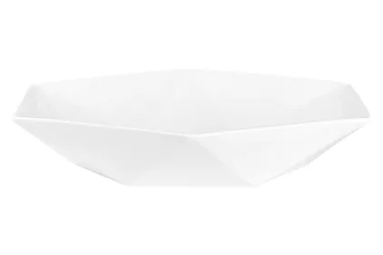 PRISA Умивальник накладний без отвору під змішувач 56x37x13, glossy white