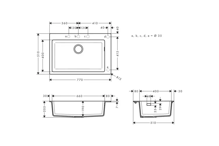 Кухонна мийка S510-F660 770х510 Concretegrey (43313380) image 2