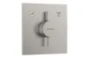 Змішувач прихованого монтажу DuoTurn E на 2 функції, Stainless Steel Optic (75417800) image 1