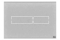 Панель змиву TECELux Mini сенсорна, скло біле (9240960)