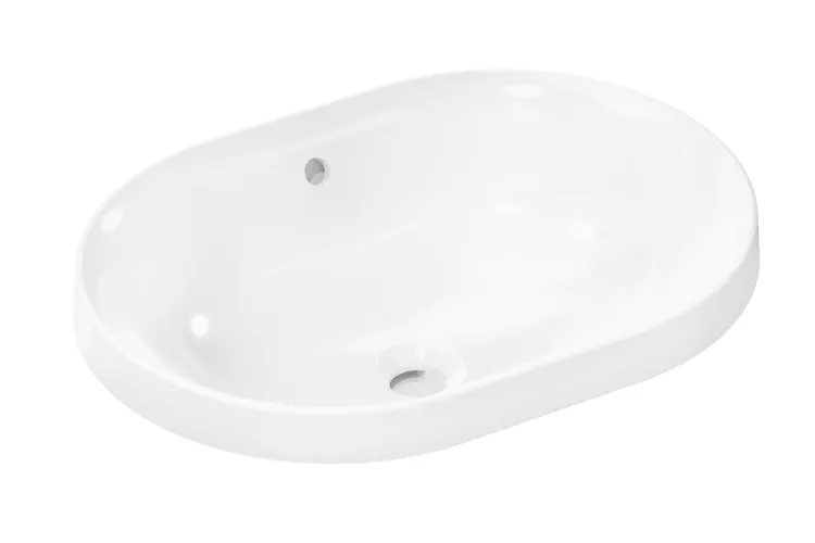 Умивальник Xuniva U SmartClean врізний на стільницю, 550х400 мм, White (61062450) image 1