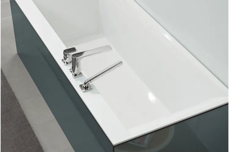 SQUARO EDGE 12 Ванна гідромасажна 160x75 з ніжками + Hydropool Comfort (UHC160SQE2A2V01) image 4