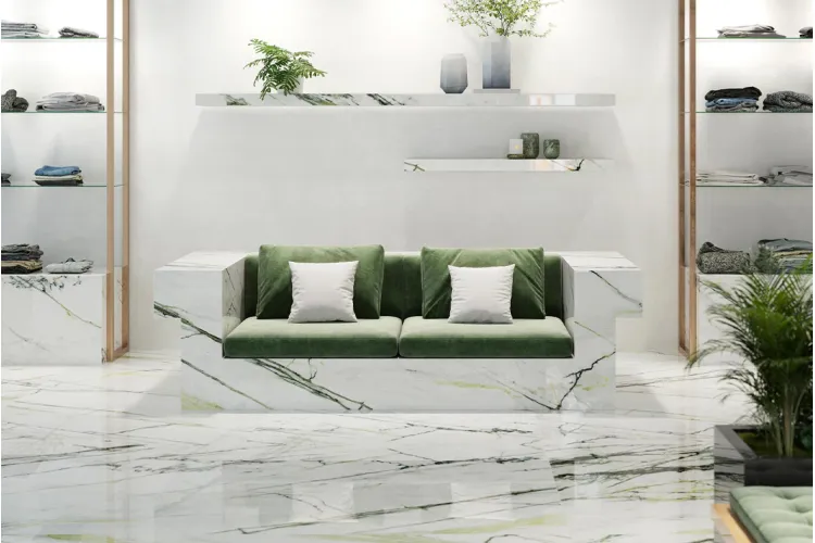 G2531 CALACATTA GREEN SILK 120x120 (плитка для підлоги і стін) зображення 5