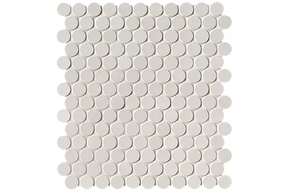 MILANO&FLOOR BIANCO ROUND MOSAICO MATT 29.5х32.5 (мозаїка) FNSV