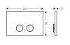 Панель змиву AXOR FlushPlate iFrame, Brushed Bronze (42531140) зображення 2