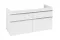VENTICELLO Шафа під умивальник 115.3х59х50.2 Glossy White, ручки хром (A92901DH)