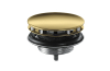 Донний клапан з фіксованою кришкою Axor для умивальників, Polished Gold Optic 51301990 зображення 1