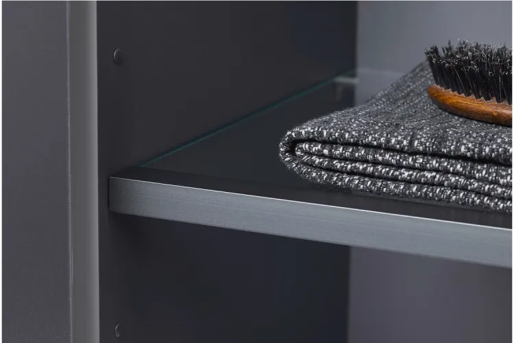 WHITE TULIP Шафа для ванної ліва 40х88 см White High Gloss Lacquer, ручка хром (WT1323L8585)  зображення 2