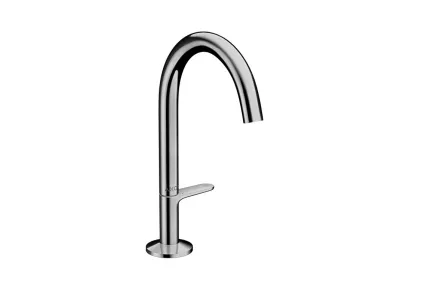 Змішувач AXOR One Select 170 для умивальника з д/к push-open Polished Nickel (48020830)