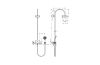 Душова система Axor Showerpipe 180 1jet з термостатом, Brushed Brass (39670950) зображення 2