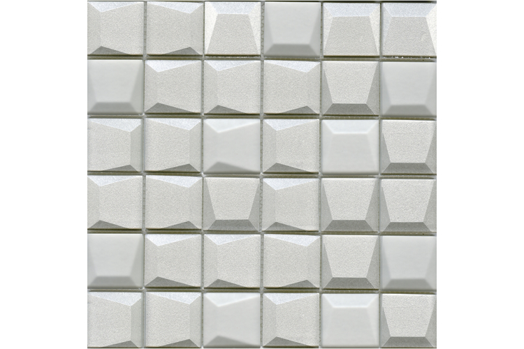 G133 EFFECT SQUARE WHITE 30x30 (мозаїка)