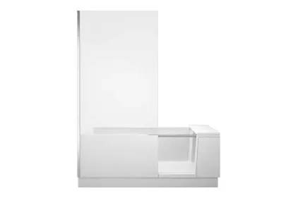 SHOWER+BATH Ванна з душовою шторкою 170x75 см White (700454000000000 )