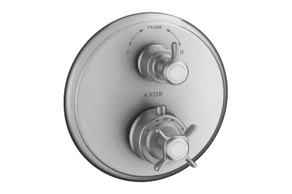 Змішувач Axor Montreux прихованого монтажу ванна/душ Cross, Brushed Gold Optic 16820250