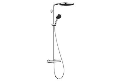 Душова система Pulsify S Puro Showerpipe 260 1jet з Ecostat Fine, Chrome (24236000)