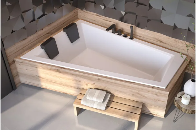 Ванна акрилова INTIMA DUO SLIM 170х125 Ліва (соло) без ніг image 2