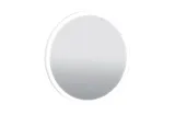 Дзеркало LORENZO white D-70 sensor, з підсвіткою, кругле, в сталевій рамі