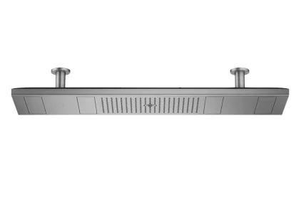 Верхній душ Axor ShowerHeaven 1200х300 4jet з підсвіткою 3500 K, Brushed Nickel (12427820)