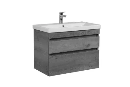 Тумба ВІНТАЖ 80 см з умивальником Elite, аліканте