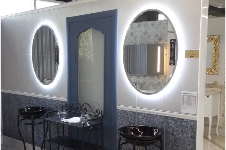 Дзеркало "AMATO круг" 700х700 (4D-V87-W1udlr-F0) зображення 2