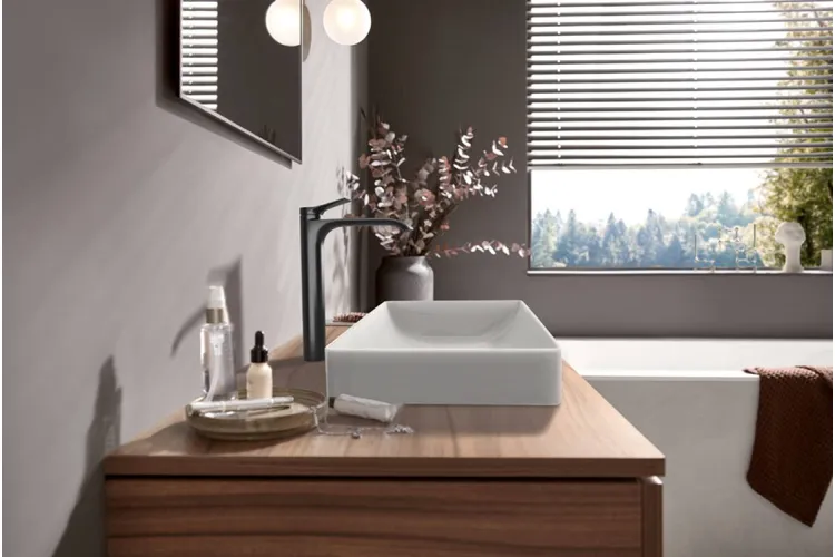 Змішувач Vivenis 250 CoolStart для умивальника, Brushed Black Chrome  (75045340) image 3