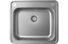 Кухонна мийка S412-F500 на стільницю 580х520 з сифоном automatic (43336800) Stainless Steel зображення 1