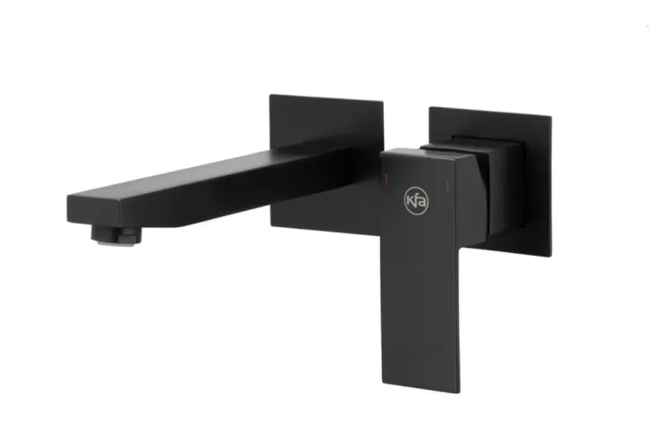 Змішувач для умивальника прихов.монтажу LOGON black 5139-810-81 image 1