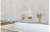 Шланг для лійки SBox Square 1.45 м врізний в борт ванни, Brushed Bronze (28010140) image 2