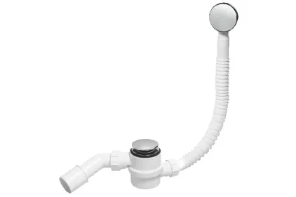 Сифон для ванни/піддона  "клік-клак" з отвором 40/50 HC2600CLSC сатин