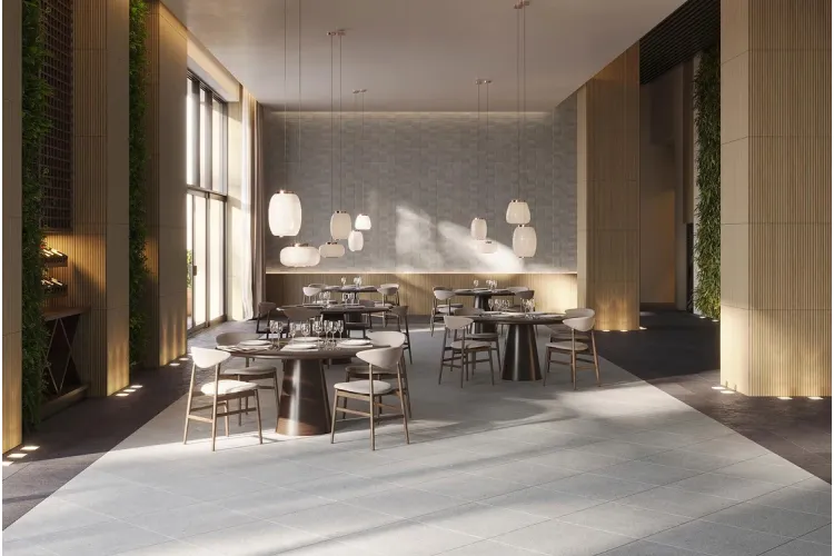 G354 MATIKA SILVER L 59,6x59,6 (плитка для підлоги і стін) зображення 2