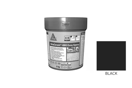SikaCeram-880 Easy Epoxy(AB) 2к Епоксидна затирка, black 5кг