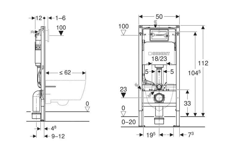 Інсталяція Duofix д/уніт.2 в 1 для кнопок Delta (458.103.00.2) зображення 2