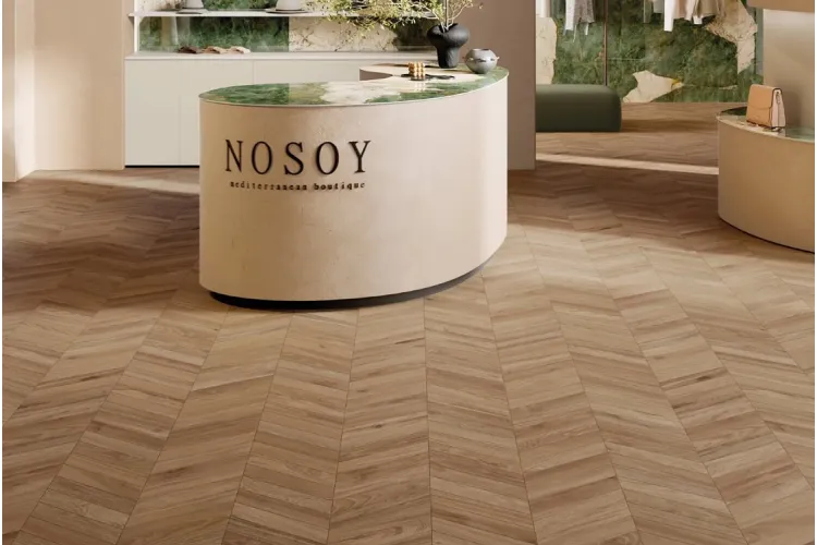 HONEY WOOD CHEVRON MIX4 NAT 7.5х40.7 M107 (191047) (плитка для підлоги і стін) зображення 3