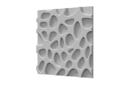 Гіпсова стінова панель 50х50 см FUSION 02