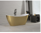 Ванна VIYA GLAM, колір золотий ретро 160х70 з сифоном клік-клак